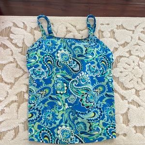Lands end tank tini top size L